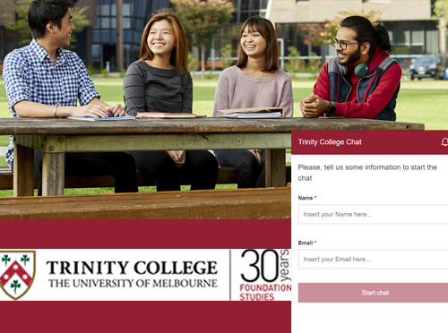 Trinity College Live chat case study